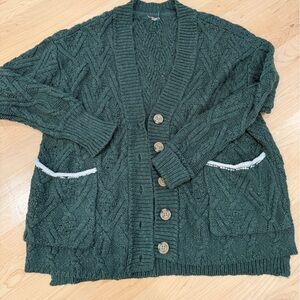 Free People Sweater with White Detail